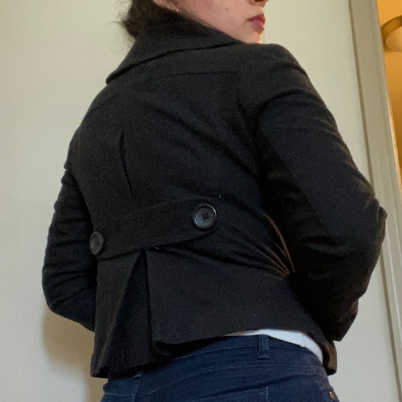 Banana Republic double breasted metal button coat - Picture 6 of 7